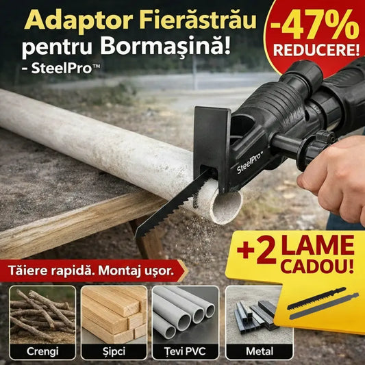 Adaptor Fierăstrău pentru Bormașină